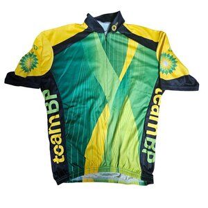 Vomax Eco-Max BP Team Cycling Jersey Shirt‎ Aspire Higher Biker Mens M Polyester